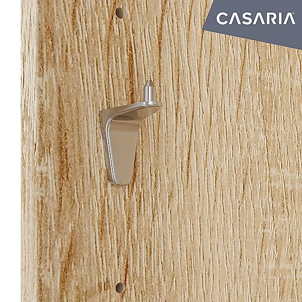 Casaria Bücherregal Vela, Weiß Holz 3 günstig online kaufen