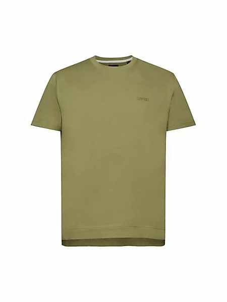 Esprit T-Shirt T-Shirt mit Logostickerei (1-tlg) günstig online kaufen