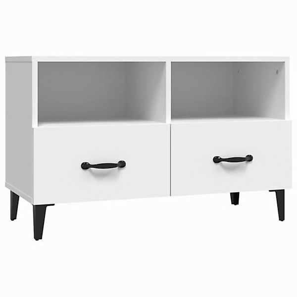 furnicato TV-Schrank Weiß 80x36x50 cm Holzwerkstoff (1-St) günstig online kaufen