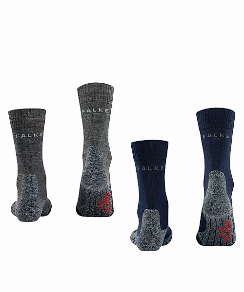 FALKE TK2 2-Pack Herren Socken, 42-43, Mehrfarbig, Wolle, 15924-001003 günstig online kaufen