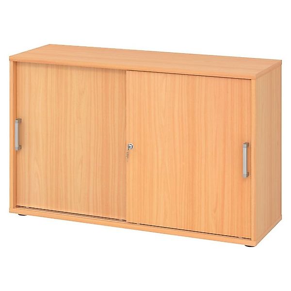 bümö Aktenschrank office Schiebetürenschrank Dekor: Buche - Griffe: Chromgr günstig online kaufen