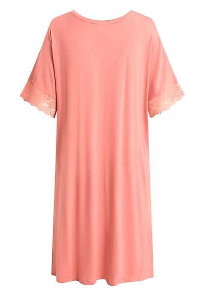 Mittellanges Nachtkleid Mit Kurzen Ärmeln "Lucille Rose" Faded Rose günstig online kaufen