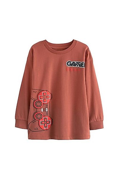 Next Langarmshirt Langärmeliges Grafik-T-Shirt (1-tlg) günstig online kaufen