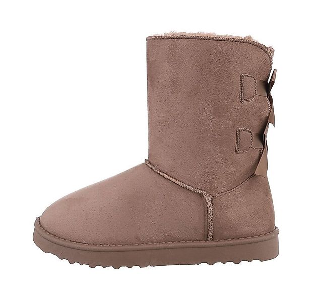 Ital-Design Damen Snowboots Freizeit Snowboots (84906883) Flach Flache Stie günstig online kaufen
