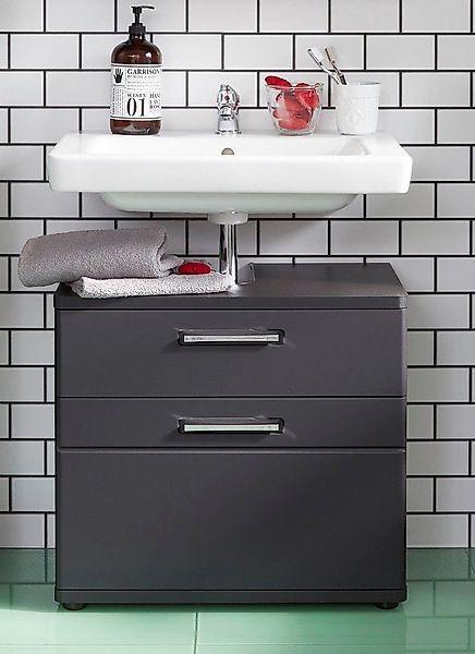 welltime Waschbeckenunterschrank Mora Waschtisch mit einer Schublade und ei günstig online kaufen