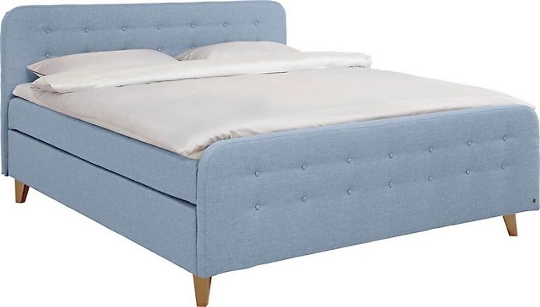 TOM TAILOR HOME Boxspringbett NORDIC BOX, mit Knopfheftung im Kopfteil und günstig online kaufen