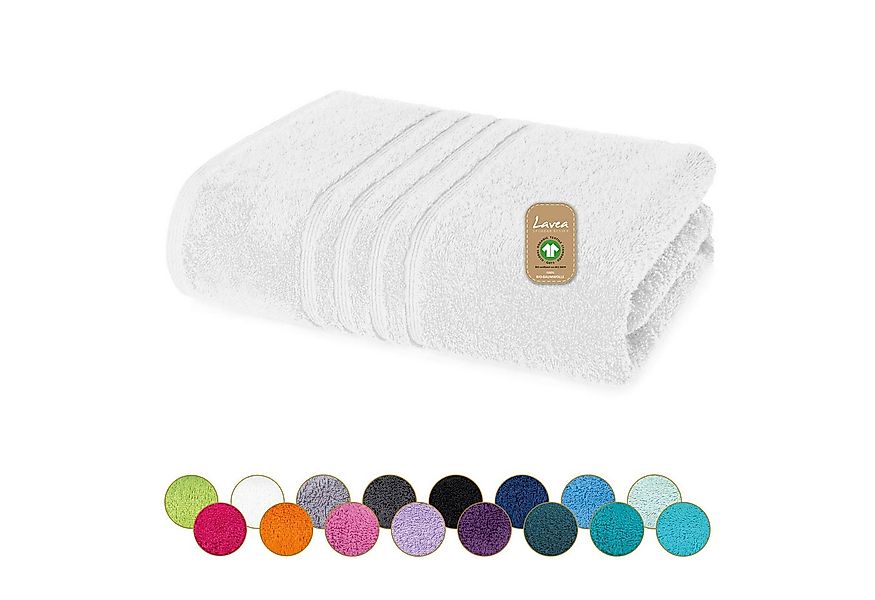 Lavea Badetuch Bali Duschtuch 100x150 cm Duschtuch 70x140 cm, Weiches Bio-B günstig online kaufen