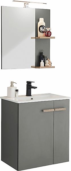 Places of Style Badmöbel-Set "SOLiD, Badmöbel-Set, Bad im modernen Design, günstig online kaufen