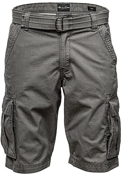 Amaci&Sons Cargoshorts MIDFIELD Chinoshort inkl. Gürtel günstig online kaufen
