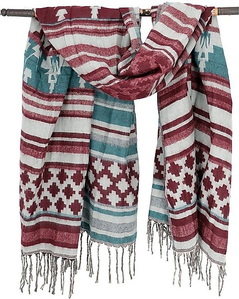 Guru-Shop Halstuch Weicher Schal Stola, Schultertuch - Maya Muster.. günstig online kaufen