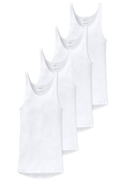 Schiesser Unterhemd 4er Pack Original Classics Doppelripp (Spar-Set, 4-St) günstig online kaufen