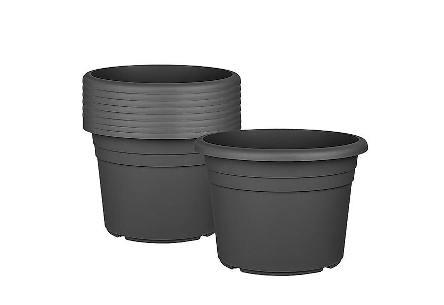 BigDean Blumentopf Pflanzkübel aus Kunststoff rund (Set, 9 St., Blumentöpfe günstig online kaufen