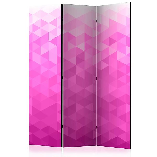3-teiliges Paravent - Pink Pixel [room Dividers] günstig online kaufen
