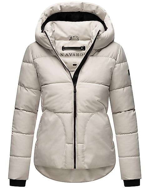 Navahoo Steppjacke "Lachperle XIV" mit Kapuze Kurze gesteppte Damen Winterj günstig online kaufen