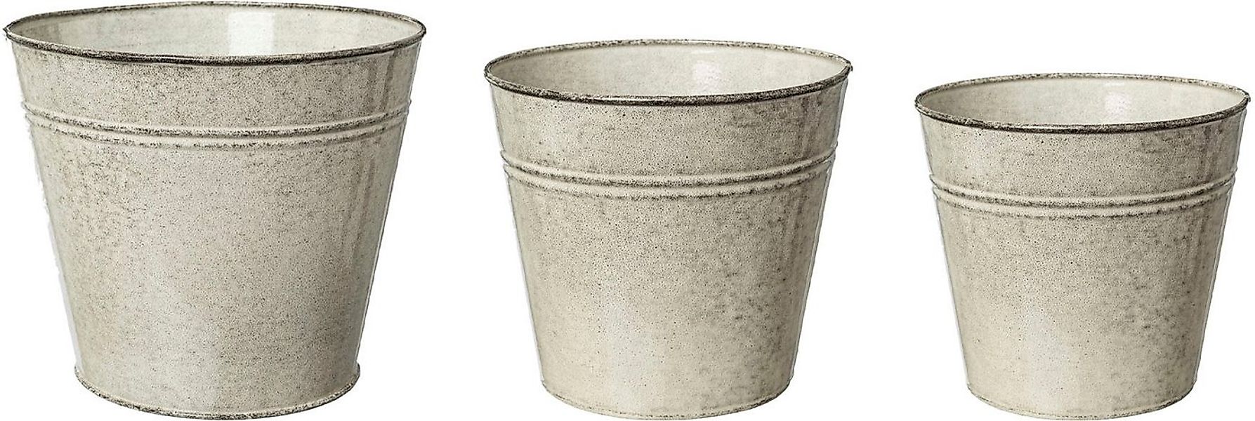 Creativ home Übertopf Übertopf (3 St), mit 3 Größen im Set günstig online kaufen