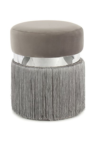 Kayoom Sitzhocker "Hocker Rebecca 925, Sitzpouf in runder Form,mit samtigem günstig online kaufen
