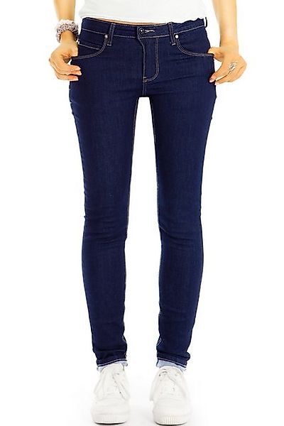 be styled Röhrenjeans Mid Waist Röhrenjeans Skinny Fit Stretch Hose - Damen günstig online kaufen