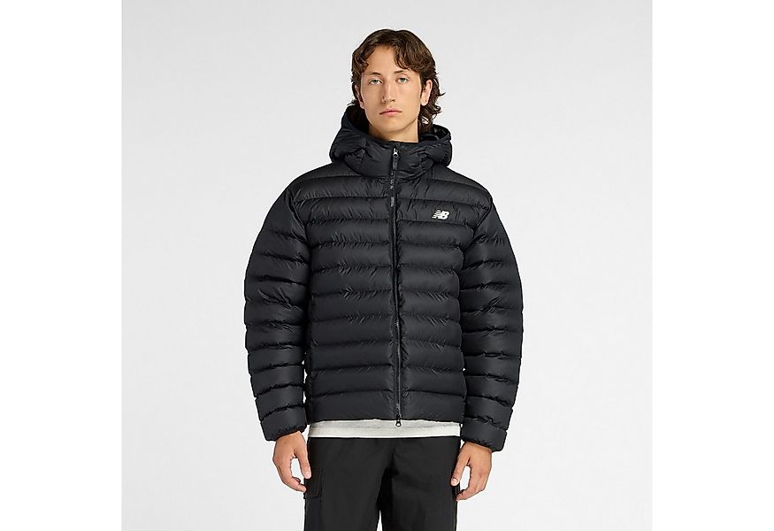 New Balance Steppjacke Hooded Puffer Jacket BLACK Warm gefütterte Übergangs günstig online kaufen