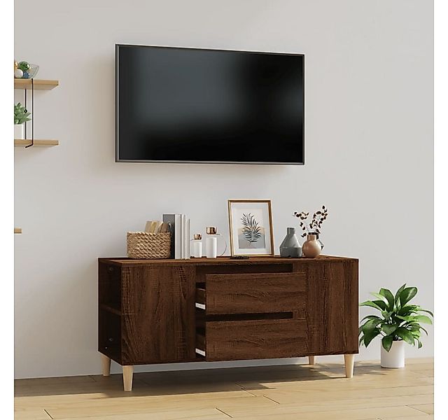 vidaXL TV-Schrank TV-Schrank Braun Eichen-Optik 102x44,5x50 cm Spanplatte T günstig online kaufen