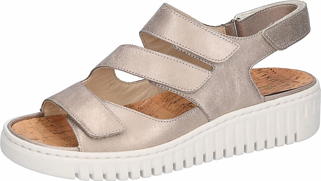 Waldläufer H-WILLOW Plateausandale, Sommerschuh, Klettschuh, Bequemschuh günstig online kaufen
