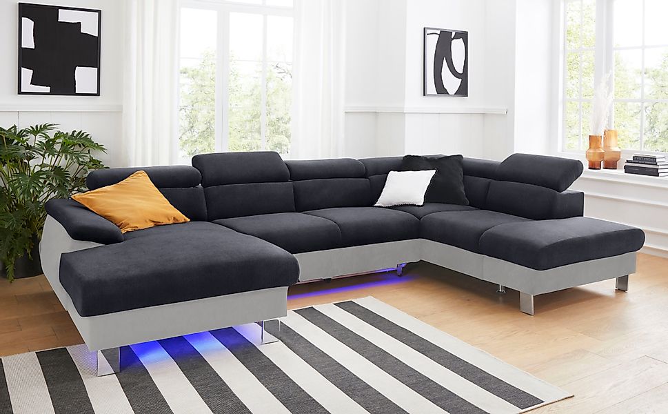 COTTA Polstergarnitur »Komaris U-Form«, (Set), Set bestehend aus: Wohnlands günstig online kaufen