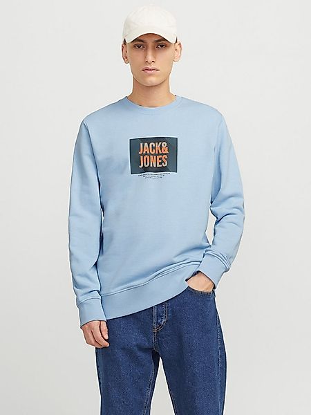 Jack & Jones Sweatshirt JJHUDSON – Sweatshirt mit Print, Rundhals und Kapuz günstig online kaufen