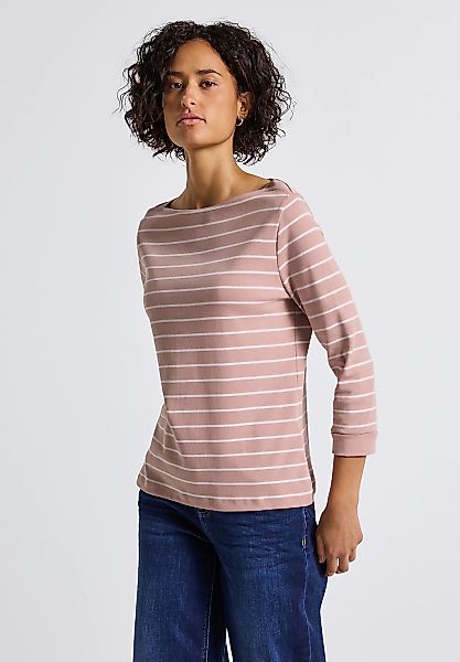 STREET ONE 3/4-Arm-Shirt, aus reiner Baumwolle günstig online kaufen