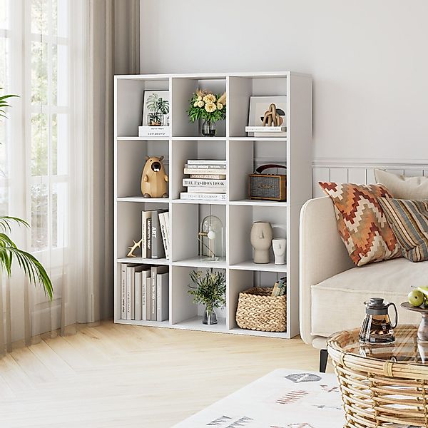 HOMECHO Bücherregal, Würfelregal mit 12 Fächern günstig online kaufen