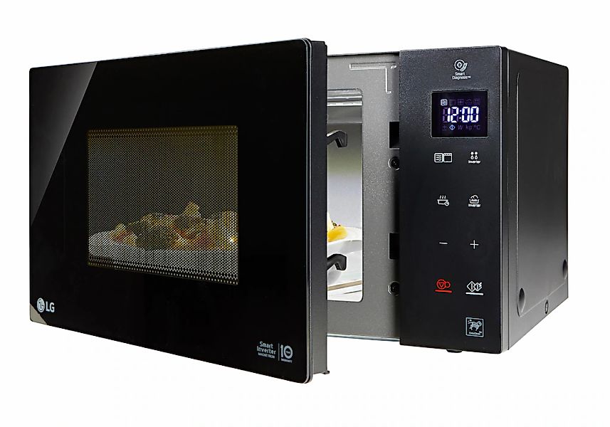 LG Mikrowelle "MH 6535 GIS" Grill 1000 W echte Glasfront günstig online kaufen