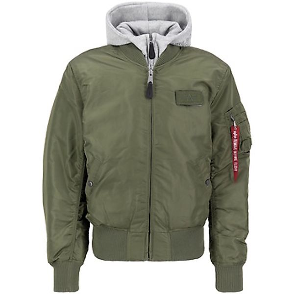 Alpha  Herren-Jacke MA-1 D-Tec - sage-green günstig online kaufen