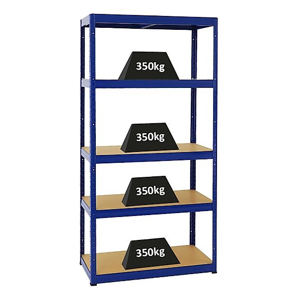 PROREGAL® Schwerlastregal Lagerregal Steckregal ELEPHANT 180x90x45cm Fachla günstig online kaufen