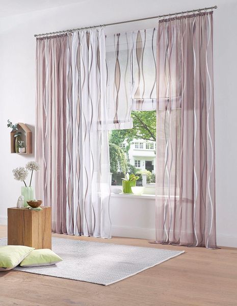 my home Gardine "Dimona" Kräuselband 2 Stk. tlg. 2er-Set, Bestseller, Polye günstig online kaufen