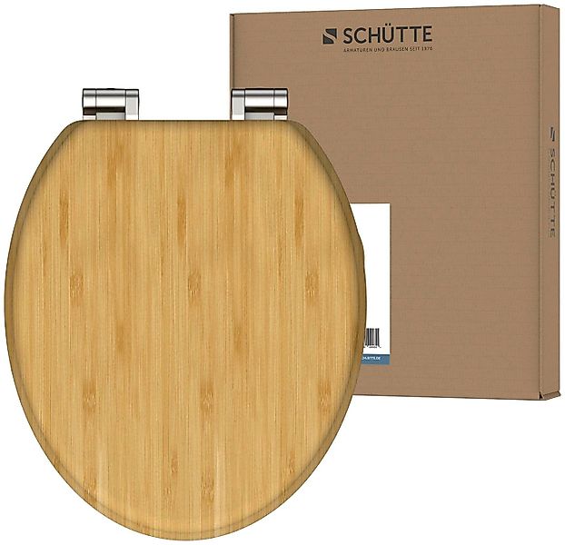 Schütte WC-Sitz NATURAL BAMBOO, aus Bambus Vollholz günstig online kaufen