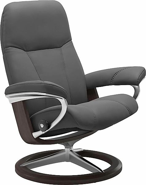 Stressless Relaxsessel "Consul" mit Signature Base, Größe L, Gestell Wenge günstig online kaufen