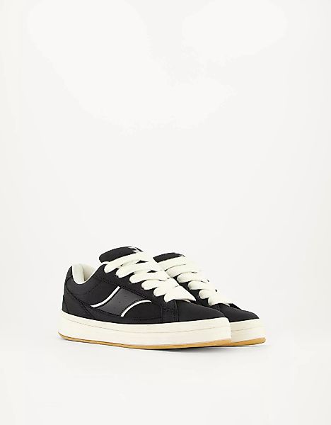 Bershka Skate-Sneaker Damen 41 Schwarz günstig online kaufen