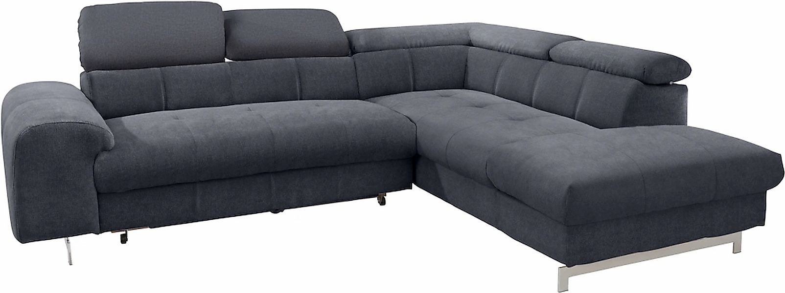 COTTA Ecksofa "Chef L-Form", mit Kopfteilverstellung, wahlweise mit Bettfun günstig online kaufen