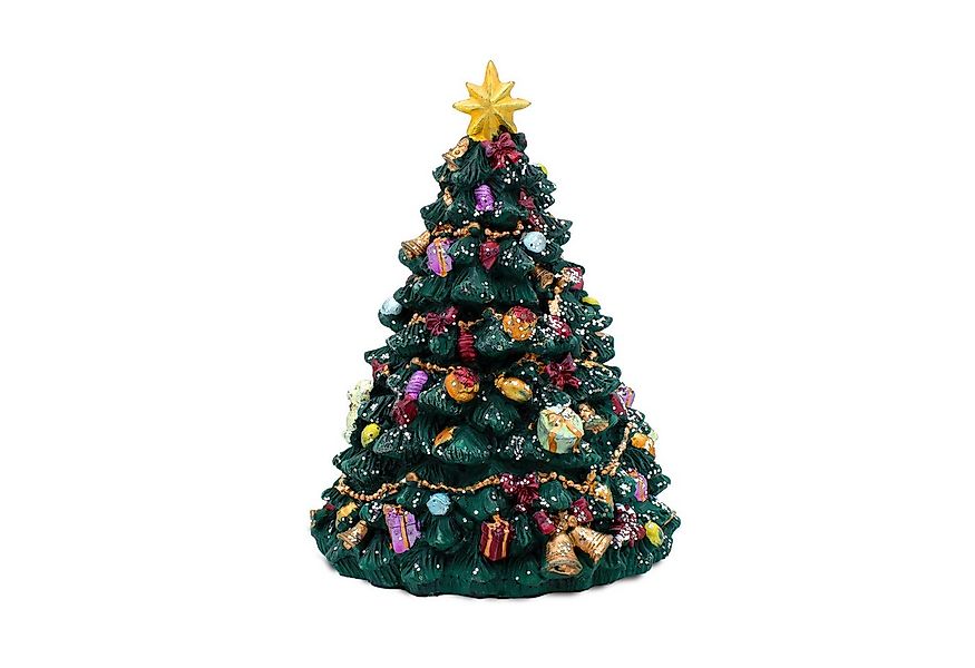 Spetebo Spieluhr im Retro Design - Oh Tannenbaum - drehend, (16 cm großer B günstig online kaufen