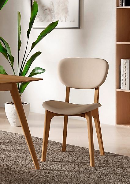 INOSIGN Stuhl "COZY Made in Italy" (Set) 2 Stk.Gestell in Buche, Kirsch- od günstig online kaufen