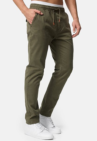Indicode Chinohose Osborne mit elastischem Bund günstig online kaufen