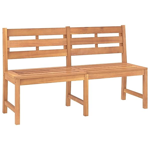 VidaXL  150 cm Massivholz Teak Gartenbank günstig online kaufen