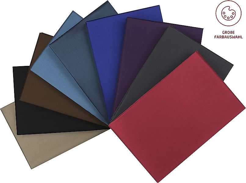 fleuresse Bettwäsche Colours, 100% Baumwolle, 2 günstig online kaufen