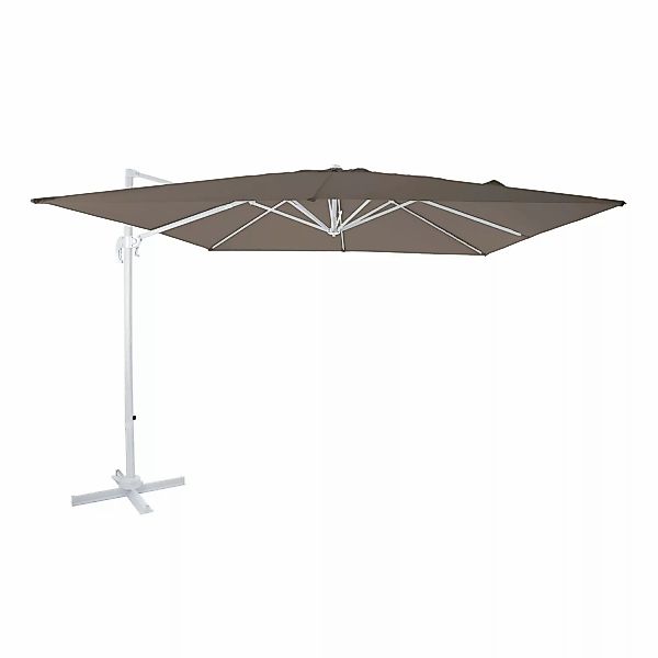 AXI Ampelschirm 300 cm x 300 cm Taupe mit Dreh- & Neigungsfunktion günstig online kaufen