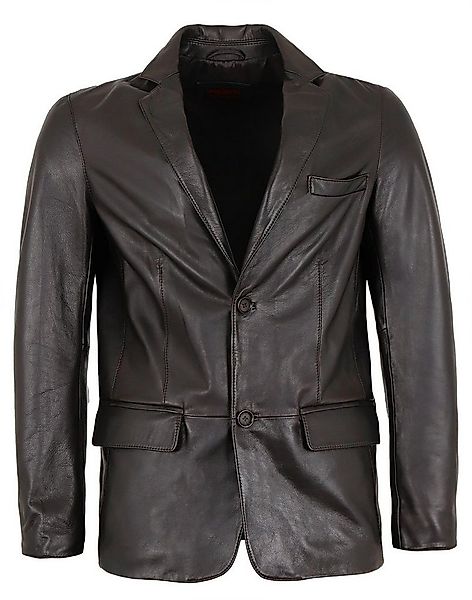 Maddox Lederjacke Claudio MADDOX - Herren Lederjacke Sakko Lammnappa dunkel günstig online kaufen