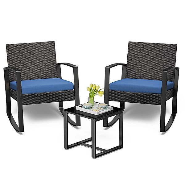Bealife Balkonset Gartenlounge-Set, (3-tlg), 1 Tisch günstig online kaufen