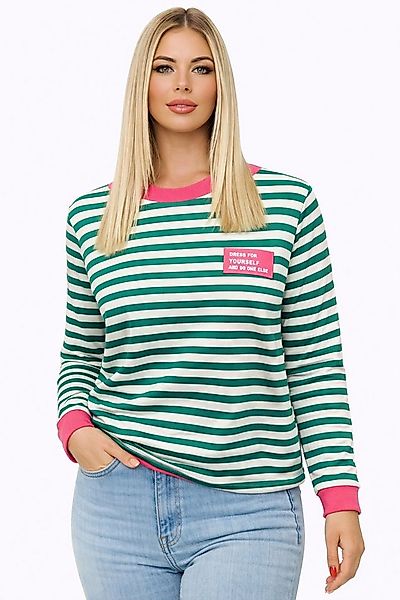 Worldclassca Longsleeve WORLDCLASSCA Longsleeve Shirt Streifen Langarm Swea günstig online kaufen