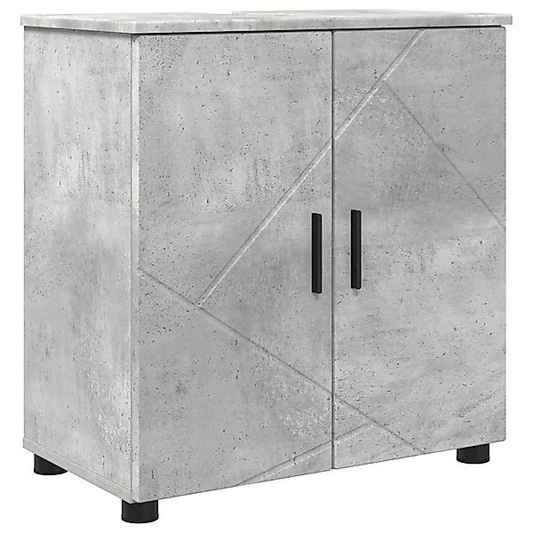 vidaXL Badezimmerschrank mit Speicher Beton Grau 61 x 35 x 64 cm 883287 günstig online kaufen
