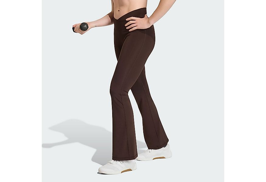 adidas Performance Leggings 3-STREIFEN STUDIO ALL ME FLARE X-OVER LEGGINGS günstig online kaufen