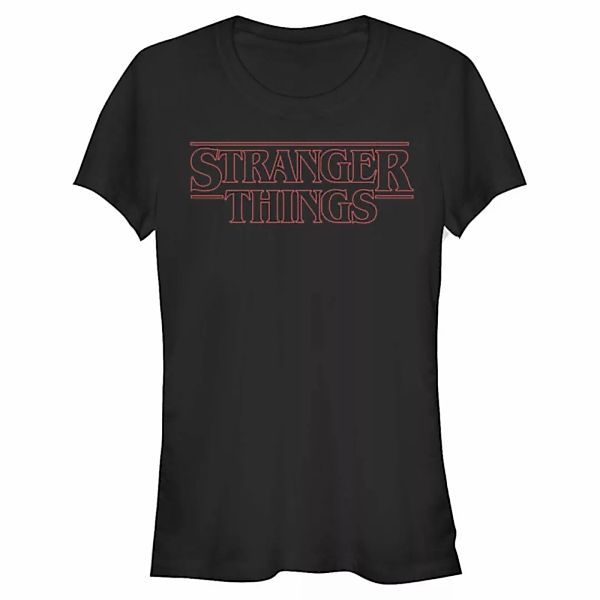 Netflix - Stranger Things - Logo Stranger Red Outline - Frauen T-Shirt günstig online kaufen