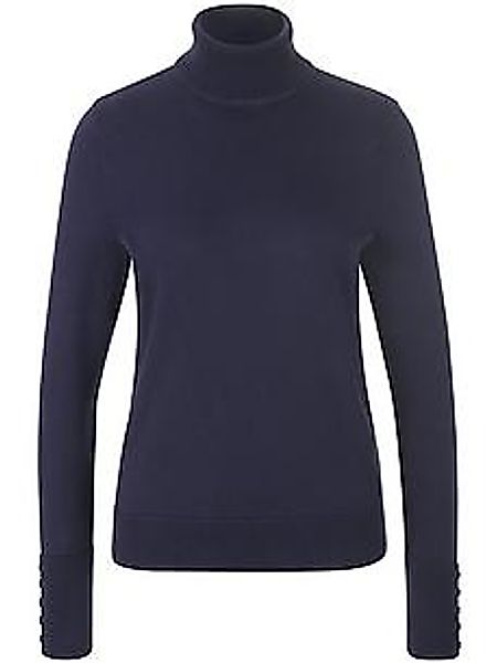 Rollkragen-Pullover aus 100% SUPIMA®-Baumwolle Peter Hahn blau günstig online kaufen