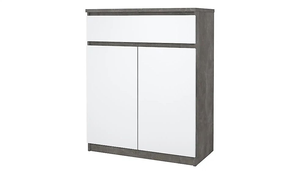 Sideboard  Nardo ¦ weiß ¦ Maße (cm): B: 80,4 H: 100,4 T: 40.0 Kommoden & Si günstig online kaufen
